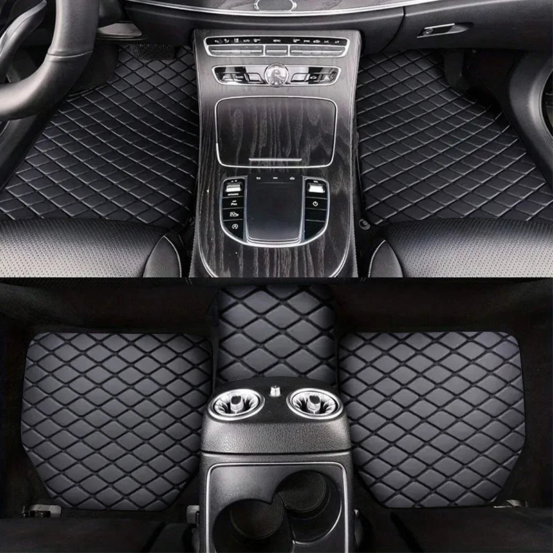 Universal Car Floor Mats (5-Piece) — Waterproof All-Weather Auto Floor Liners, Anti-Slip, Easy Clean