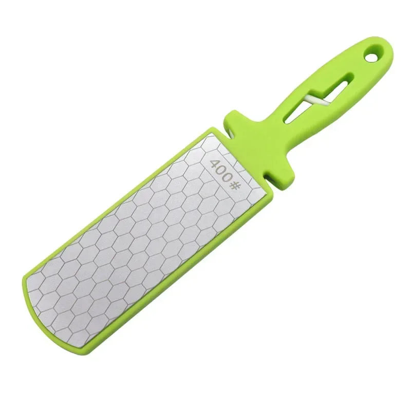 5-in-1 Knife Sharpener — Multi-Stage Manual Kitchen Knife & Scissor Sharpener with Non-Slip Base