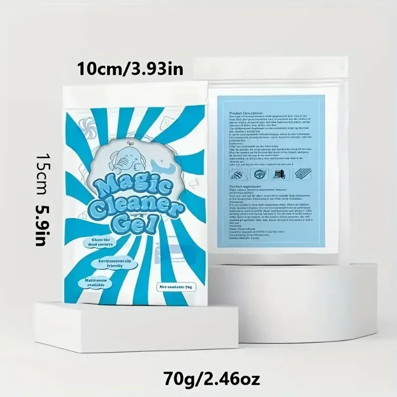Car Cleaning Gel — Reusable Detailing Putty for Dust, Crumbs, Vents & Hard-to-Reach Spots