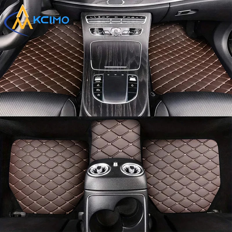 Universal Car Floor Mats (5-Piece) — Waterproof All-Weather Auto Floor Liners, Anti-Slip, Easy Clean