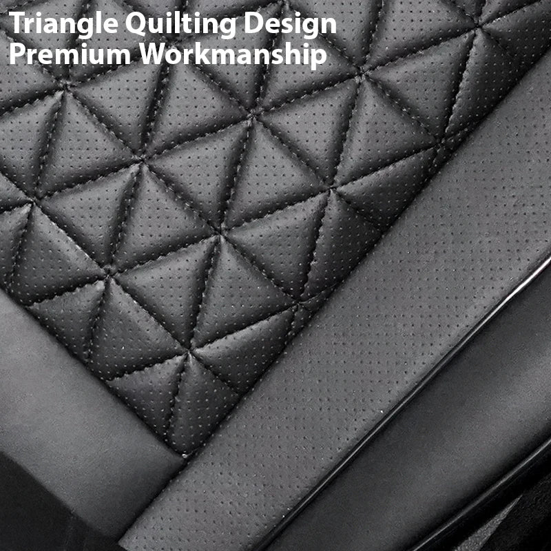 Universal Car Seat Cover — PU Leather Front Seat Protector, Waterproof, Anti-Slip, Fits Most Cars