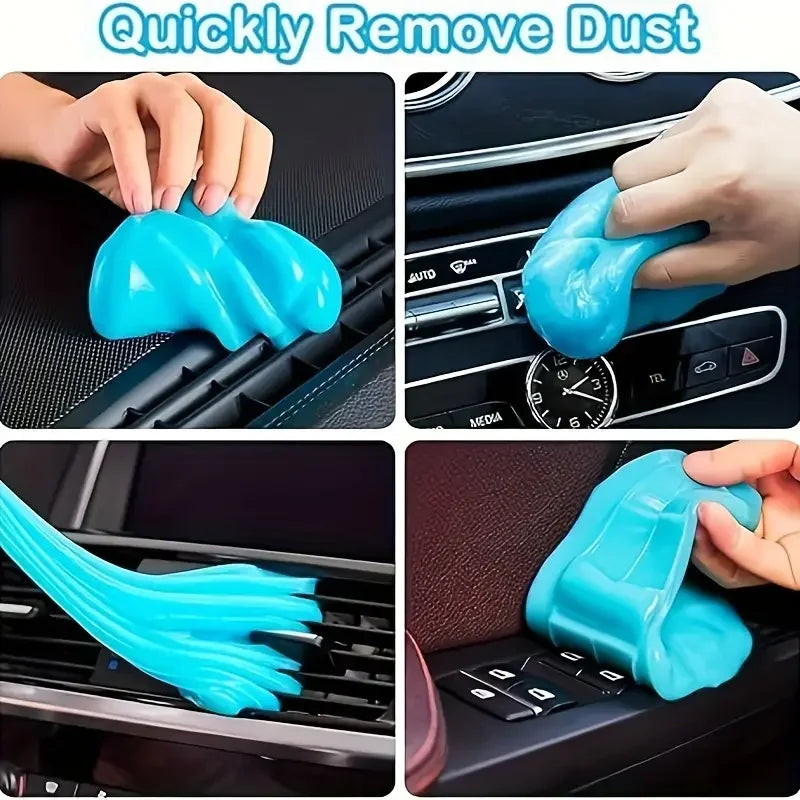 Car Cleaning Gel — Reusable Detailing Putty for Dust, Crumbs, Vents & Hard-to-Reach Spots