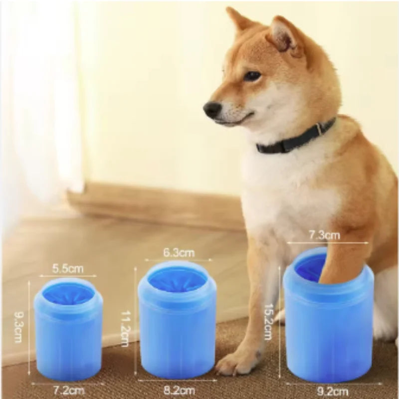 Dog Paw Cleaner Cup — Portable Silicone Paw Washer for Muddy Paws, Dogs & Cats, Multiple Sizes