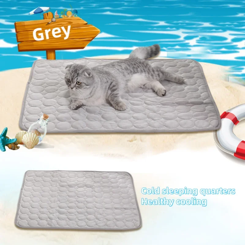 Pet Cooling Mat — Self-Cooling Gel Pad for Dogs & Cats, Pressure-Activated, Washable, Multiple Sizes
