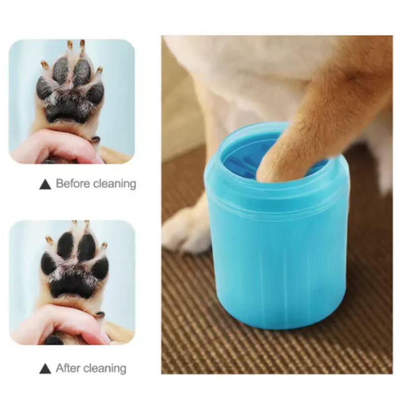 Dog Paw Cleaner Cup — Portable Silicone Paw Washer for Muddy Paws, Dogs & Cats, Multiple Sizes