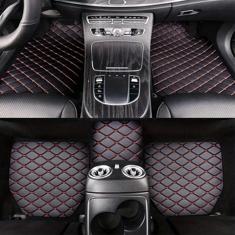 Universal Car Floor Mats (5-Piece) — Waterproof All-Weather Auto Floor Liners, Anti-Slip, Easy Clean