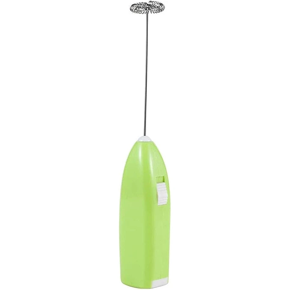 Electric Milk Frother — Handheld Rechargeable Foam Maker for Coffee, Lattes & Matcha, Stainless Whisk