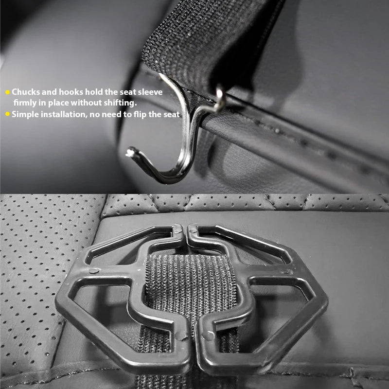 Universal Car Seat Cover — PU Leather Front Seat Protector, Waterproof, Anti-Slip, Fits Most Cars