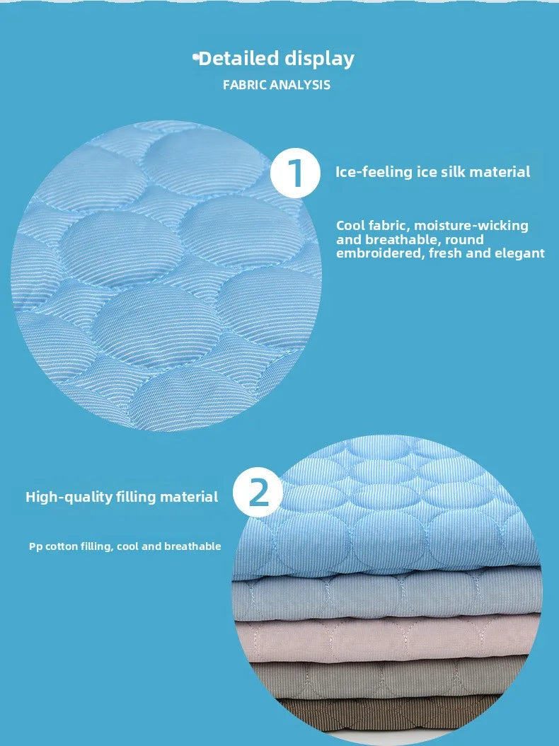 Pet Cooling Mat — Self-Cooling Gel Pad for Dogs & Cats, Pressure-Activated, Washable, Multiple Sizes