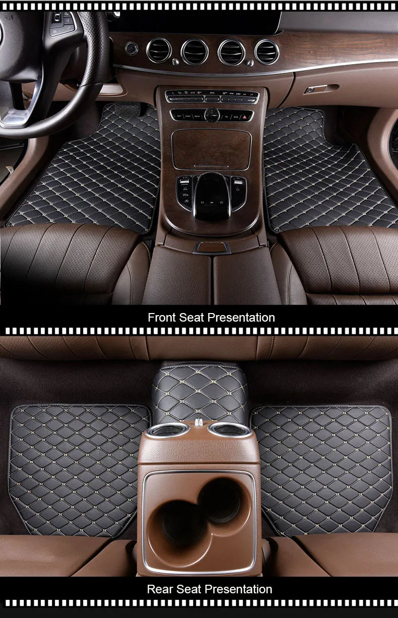 Universal Car Floor Mats (5-Piece) — Waterproof All-Weather Auto Floor Liners, Anti-Slip, Easy Clean