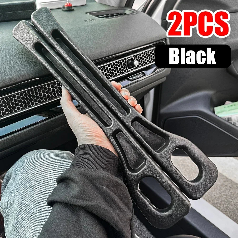 Car Seat Gap Organizer (2-Pack) — Leather Seat Filler & Catcher with Cup Holder, Stops Dropped Items