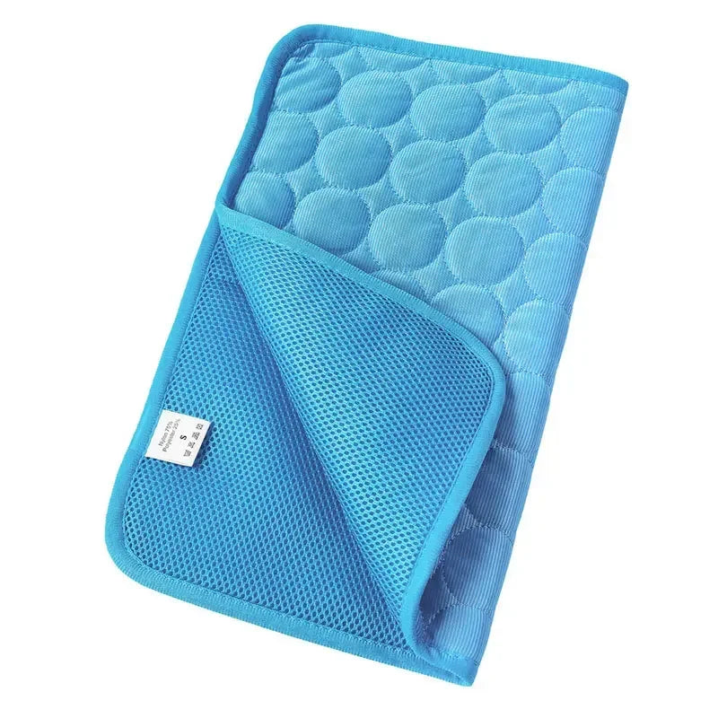 Pet Cooling Mat — Self-Cooling Gel Pad for Dogs & Cats, Pressure-Activated, Washable, Multiple Sizes