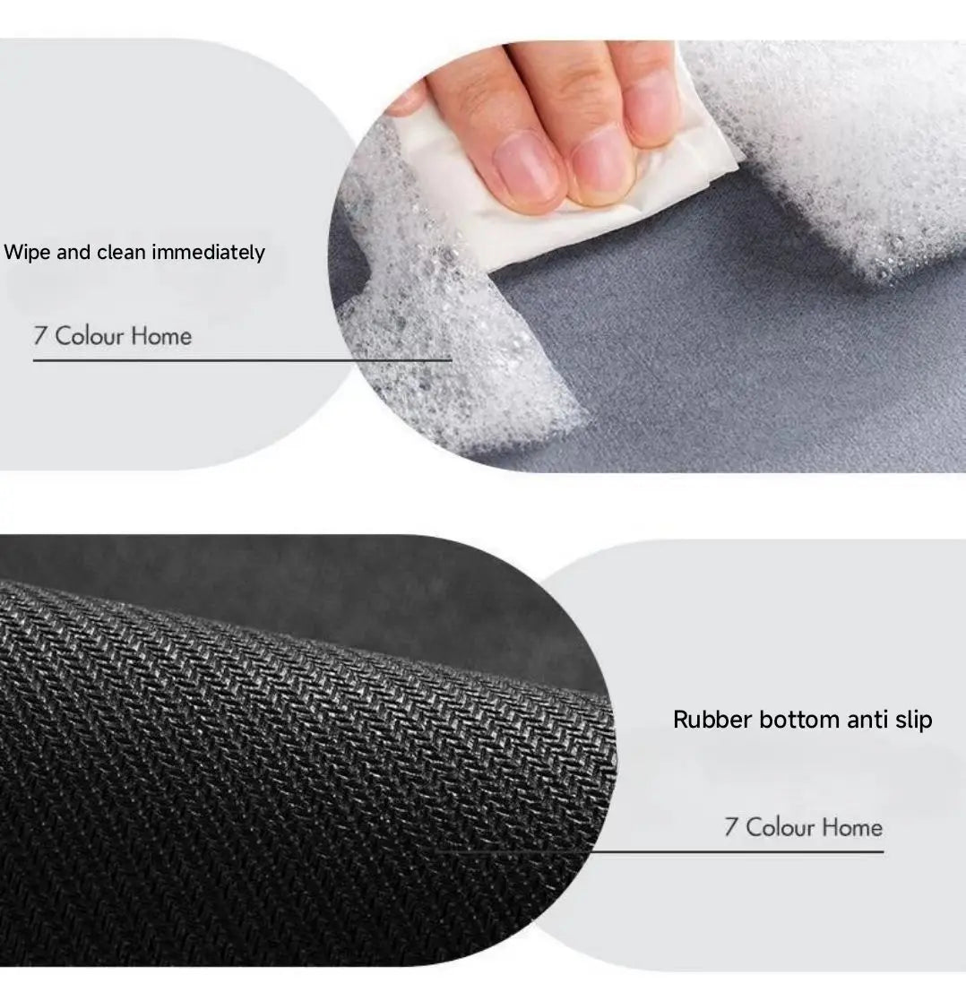 Diatomite Bath Mat — Super-Absorbent Fast-Drying Stone Mat, Non-Slip, for Bathroom & Shower