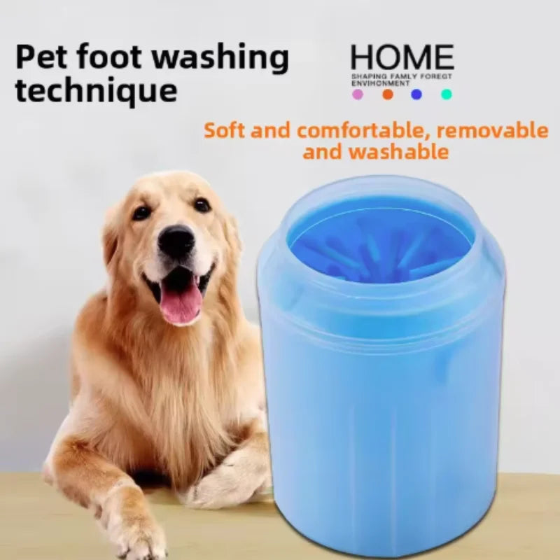 Dog Paw Cleaner Cup — Portable Silicone Paw Washer for Muddy Paws, Dogs & Cats, Multiple Sizes