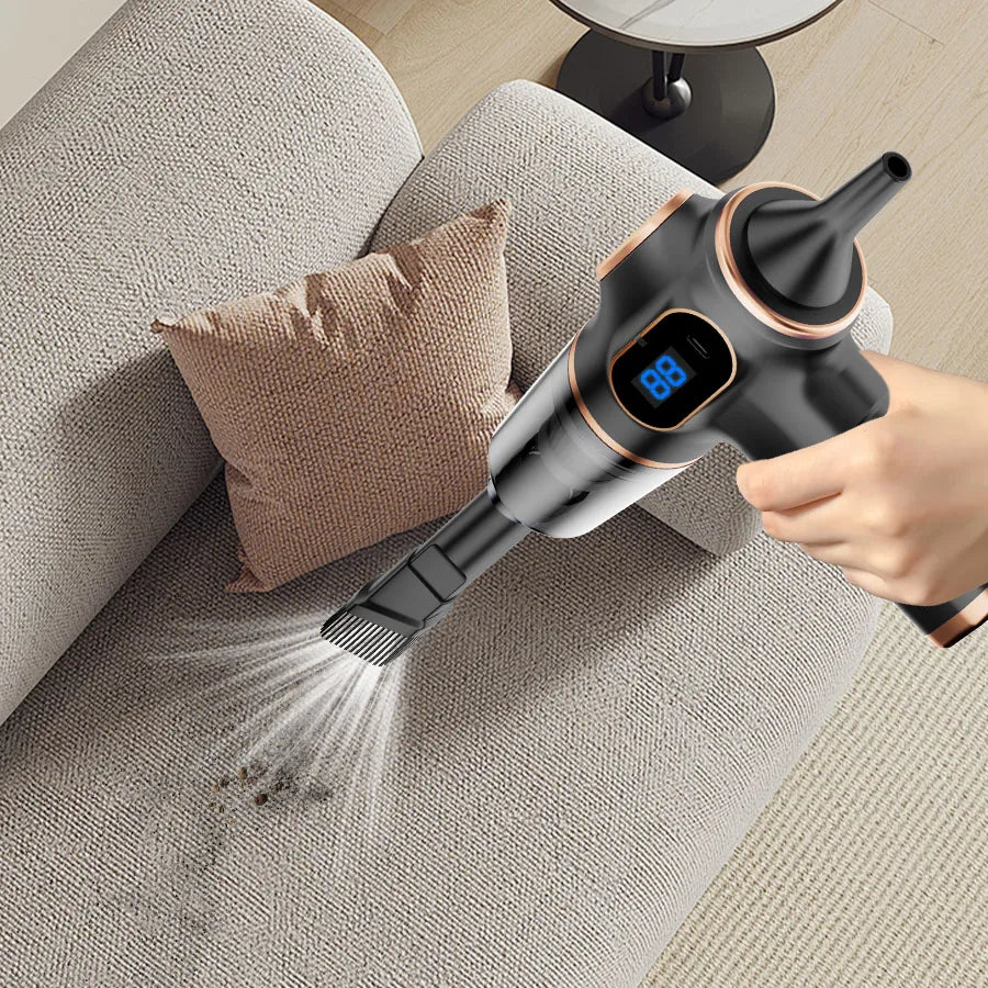 Cordless Car Vacuum Cleaner — Portable Handheld Auto Vacuum with Strong Suction, Rechargeable