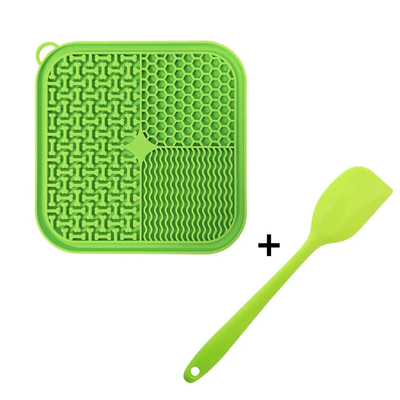 Dog Licking Mat — Slow Feeder Lick Pad with Suction Base, Calming Anxiety Relief for Dogs & Cats