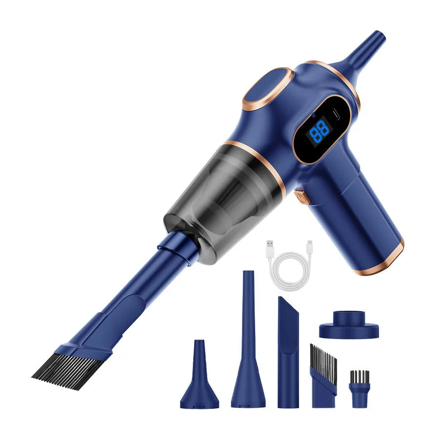 Cordless Car Vacuum Cleaner — Portable Handheld Auto Vacuum with Strong Suction, Rechargeable