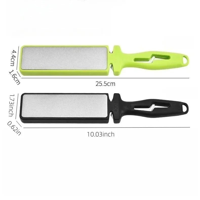 5-in-1 Knife Sharpener — Multi-Stage Manual Kitchen Knife & Scissor Sharpener with Non-Slip Base