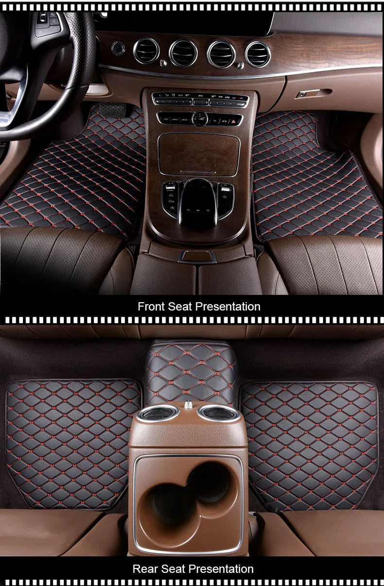 Universal Car Floor Mats (5-Piece) — Waterproof All-Weather Auto Floor Liners, Anti-Slip, Easy Clean