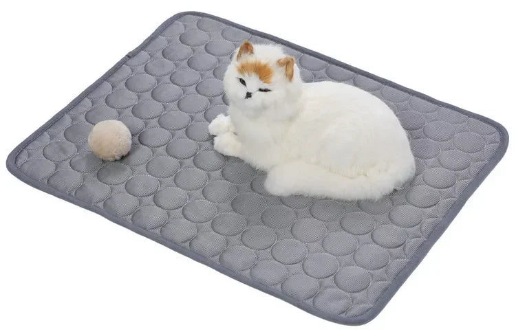 Pet Cooling Mat — Self-Cooling Gel Pad for Dogs & Cats, Pressure-Activated, Washable, Multiple Sizes