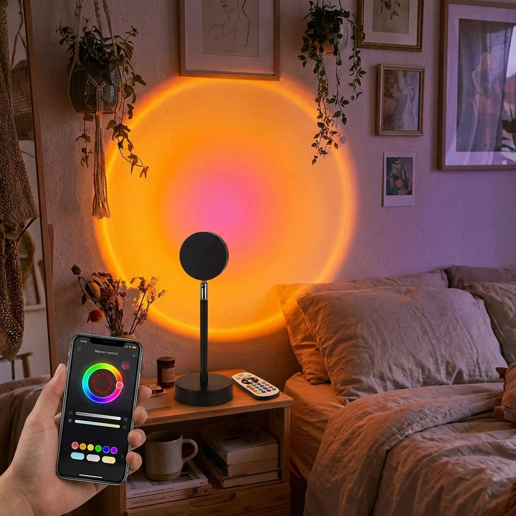 Smart Sunset Lamp lifestyle