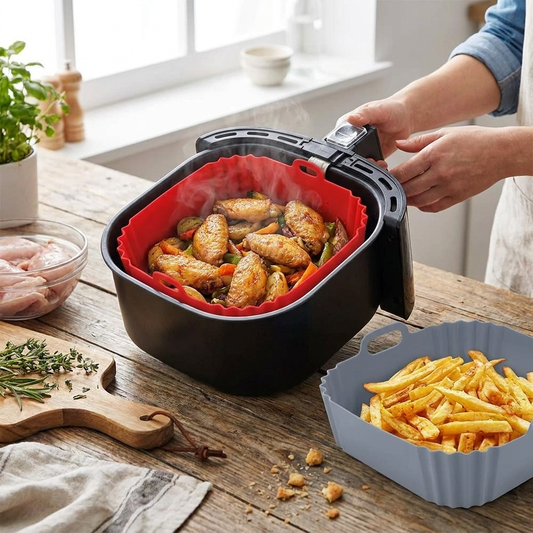 Reusable Airfryer Pan Liner lifestyle